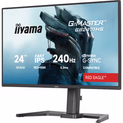 iiyama G-MASTER GB2471HS-B1 computer monitor 60.5 cm (23.8") 1920 x 1080 pixels Full HD Black - Additional view 3