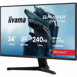 iiyama G-MASTER G2471HS-B1 computer monitor 60.5 cm (23.8") 1920 x 1080 pixels Full HD Black - Additional view 2