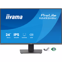 iiyama ProLite X2493HSU-B1 computer monitor 60.5 cm (23.8") 1920 x 1080 pixels Full HD Black - Additional view 2