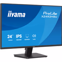 iiyama ProLite X2493HSU-B1 computer monitor 60.5 cm (23.8") 1920 x 1080 pixels Full HD Black - Additional view 4