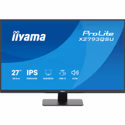 iiyama ProLite X2793QSU-B1 computer monitor 68.6 cm (27") 2560 x 1440 pixels Quad HD Black - Additional view 3