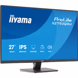 iiyama ProLite X2793QSU-B1 computer monitor 68.6 cm (27") 2560 x 1440 pixels Quad HD Black - Additional view 4