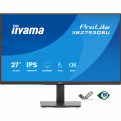 iiyama ProLite XB2793QSU-B1 computer monitor 68.6 cm (27") 2560 x 1440 pixels Quad HD Black - Additional view 2
