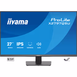 iiyama ProLite X2797QSU-B1 computer monitor 68.6 cm (27") 2560 x 1440 pixels Quad HD LED Black - Additional view 2