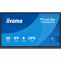 iiyama TN6505A-B1AG Signage Display 163.8 cm (64.5") 500 cd/m² 4K Ultra HD Touchscreen - Additional view 2