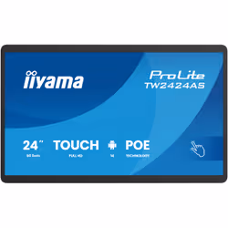 iiyama TW2424AS-B3P Signage Display Interactive flat panel 60.5 cm (23.8") Wi-Fi 450 cd/m² Full HD Black Touchscreen Built-in processor Android 24/7 - Additional view 2