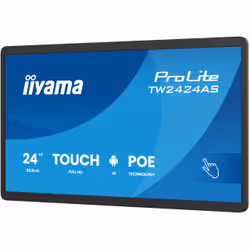 iiyama TW2424AS-B3P Signage Display Interactive flat panel 60.5 cm (23.8") Wi-Fi 450 cd/m² Full HD Black Touchscreen Built-in processor Android 24/7 - Additional view 3