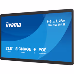 iiyama ProLite S2425AS-B1P Digital signage flat panel 60.5 cm (23.8") LCD Wi-Fi 500 cd/m² Full HD Black Built-in processor Android 14 24/7 - Additional view 4