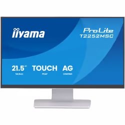 iiyama ProLite 21.5” DeepContrast PCAP+ 10pt touchscreen monitor featuring IPS panel technology, Edge-to-Edge glass design, anti-fingerprint and anti-glare coating - Additional view 3