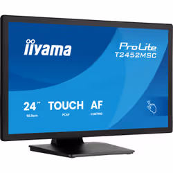 iiyama ProLite T2452MSC-B2 computer monitor 61 cm (24") 1920 x 1080 pixels Full HD Touchscreen - Additional view 2