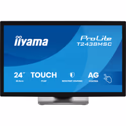 iiyama ProLite T2438MSC-B2 Monitor 23.8 inch Full HD IPS 120 Hz 5 ms touchscreen - Additional view 3