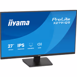 iiyama ProLite X2791QS-B1 computer monitor 68.6 cm (27") 2560 x 1440 pixels Quad HD Black - Additional view 5