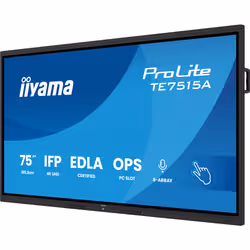 iiyama TE7515A-B2AG Signage Display Interactive flat panel 190.5 cm (75") Wi-Fi 550 cd/m² 4K Ultra HD Black Touchscreen Built-in processor Android 24/7 - Additional view 6