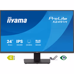 iiyama ProLite X2491H-B1 computer monitor 60.5 cm (23.8") 1920 x 1080 pixels Full HD LCD Black - Additional view 2
