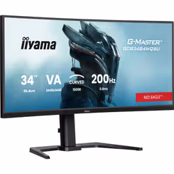 iiyama G-MASTER GCB3484WQSU-B2 Monitor 34 inch UWQHD VA 200 Hz curved 21:9 Black - Additional view 2