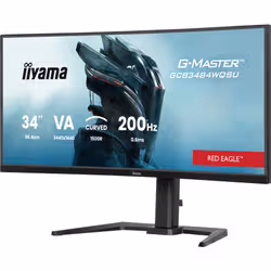 iiyama G-MASTER GCB3484WQSU-B2 Monitor 34 inch UWQHD VA 200 Hz curved 21:9 Black - Additional view 4