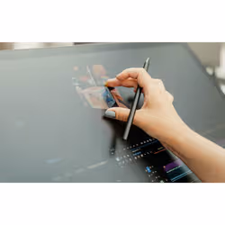 Wacom DTH246K0B computer monitor 61 cm (24") 2560 x 1440 pixels Quad HD LCD Touchscreen Multi-user Black - Additional view 5