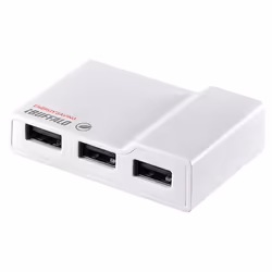 Buffalo BSH4AE12, USB 2.0, USB 2.0, 480 Mbit/s, White, 1.5 m, AC, USB