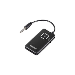Buffalo BSHSBTR500BK wireless audio transmitter 3.5 mm 10 m Black