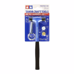 Tamiya Craft 74060 Tools Series Micro Hammer with 4 Replacement Heads