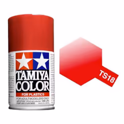 TAMIYA TS-18 Metallic Red 100ml Plastic Model Kit Spray Paint 85018