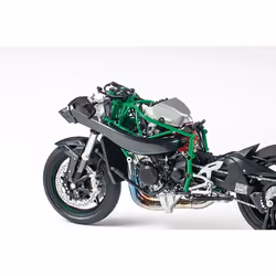 Tamiya Kawasaki Ninja H2R Motorcycle model Assembly kit 1:12 - Additional view 6