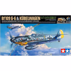 Tamiya Bf-109G6 & Kubelwagen 82 1:48 Model Kit
