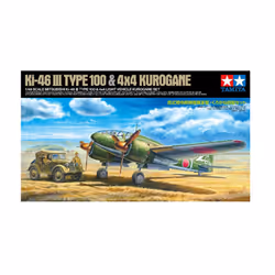 Tamiya Mitsubishi Ki-46 III Type 100 & 4X4 Light Vehicle Kurogane