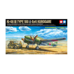 Tamiya Mitsubishi Ki-46 III Type 100 & 4X4 Light Vehicle Kurogane