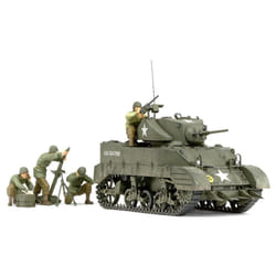 Tamiya 300035313 Model Tank WWII US M5A1 Light Panzer with Mortar 1:35
