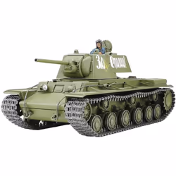 Tamiya Russian Heavy Tank KV-1, Tank model, Assembly kit, 1:35, KV-1, Plastic, Green