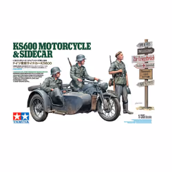 Tamiya KS600 Motorcycle & Sidecar Model Kit