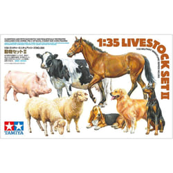 Tamiya 35385 1:35 Livestock Set 2 Model Kit