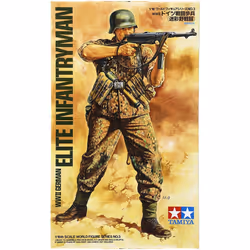 Tamiya 36303 WWII German Elite Infantry Model Kit Scale 1:16