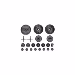 Tamiya 51531, Gear set, Plastic, Black