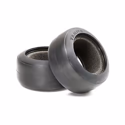 Tamiya 300054198 Accessories: F104 Hollow Front Hard Tyres Set of 2