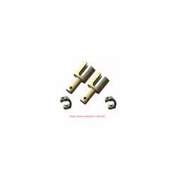 TAMIYA 54532 Aluminum Cup Joint For TA06 Gear Differential Unit (2 Pcs.) (M07)
