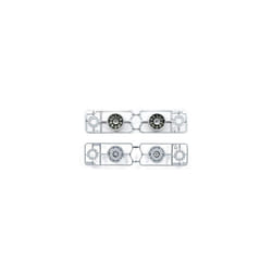 Plated Wheels 30mm Matt - Truck Accessory - Tamiya 56520