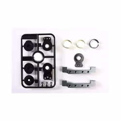 TAMIYA 56537 Tractor Truck Aluminum Dual Servo Mount & Hi-Torque Servo Saver NIP