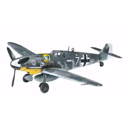 Tamiya Messerschmitt Bf109 G-6, Fixed-wing aircraft model, Assembly kit, 1:72, Messerschmitt Bf109 G-6, Any gender, Plastic