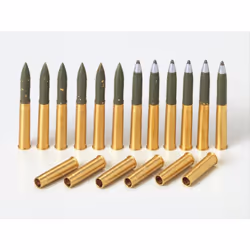 US M4 Sherman 75mm Brass Projectiles (1:35 Scale)