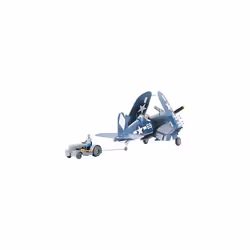 Corsair F4U-1D with Moto Tug - 1/48 Aircraft Model Kit - Tamiya 61085