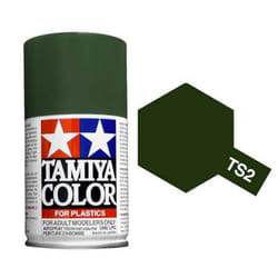TAMIYA TS-2 Dark Green 100ml Plastic Model Kit Spray Paint 85002