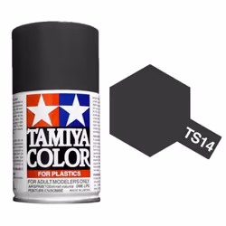 TAMIYA TS-14 Black 100ml Plastic Model Kit Spray Paint 85014