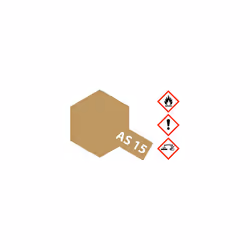86515 AS-15 Light Brown Matt (TAN) (USAF) 100 ml - Spray Paint for Plastic Model Making, Especially for Aircraft Models, Model Making and Craft
