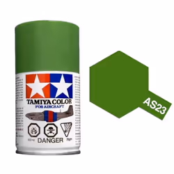 TAMIYA AS-23 Light Green (Luftwaffe) 100ml Model Aircraft Spray Paint 86523