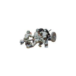 Tamiya Pak 35/36Â anti-tank gun model kit, WWII period, with figurines (4), 300035035, 1:35, 3.7 cm