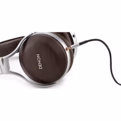 Denon AH-D5200 Headphones Wired Head-band Brown, Silver