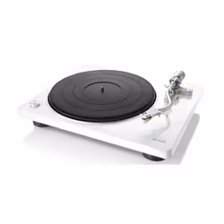 Denon DP-400, Belt-drive audio turntable, Manual, White, Rubber, 33 1/3,45,45.1,78 RPM, DC motor