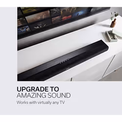 Denon DHT-S216 Soundbar for Surround Sound System, Bluetooth Sound Bar with Built-in Subwoofers, Dolby Digital, DTS Decoding, Dialogue Enhancer, HDMI